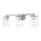 Z-Lite Thayer Vanity, 3-Light, 22.5 In.W x 5.75 In.L x 8.75 In.H, Chrome /Clear 742-3V-CH - alternate 1